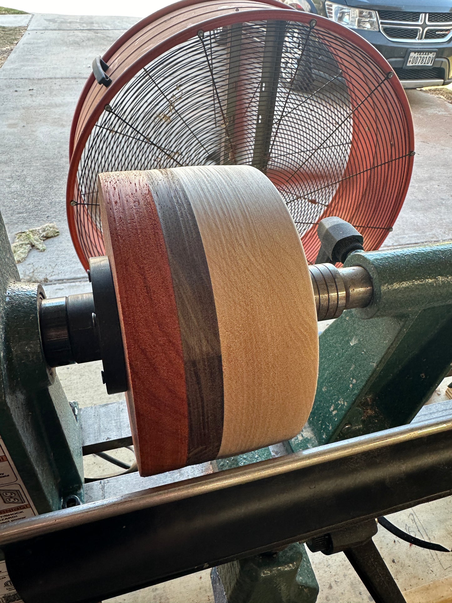 Bowl #5 Hard Maple, Nogal & Padauk