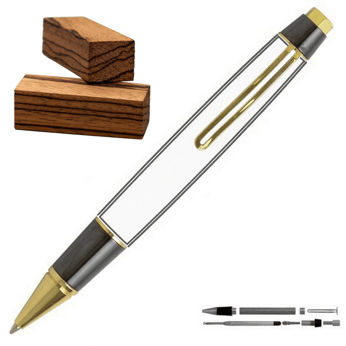 Big Ben EDC Click Pen - White Oaks Woodworking