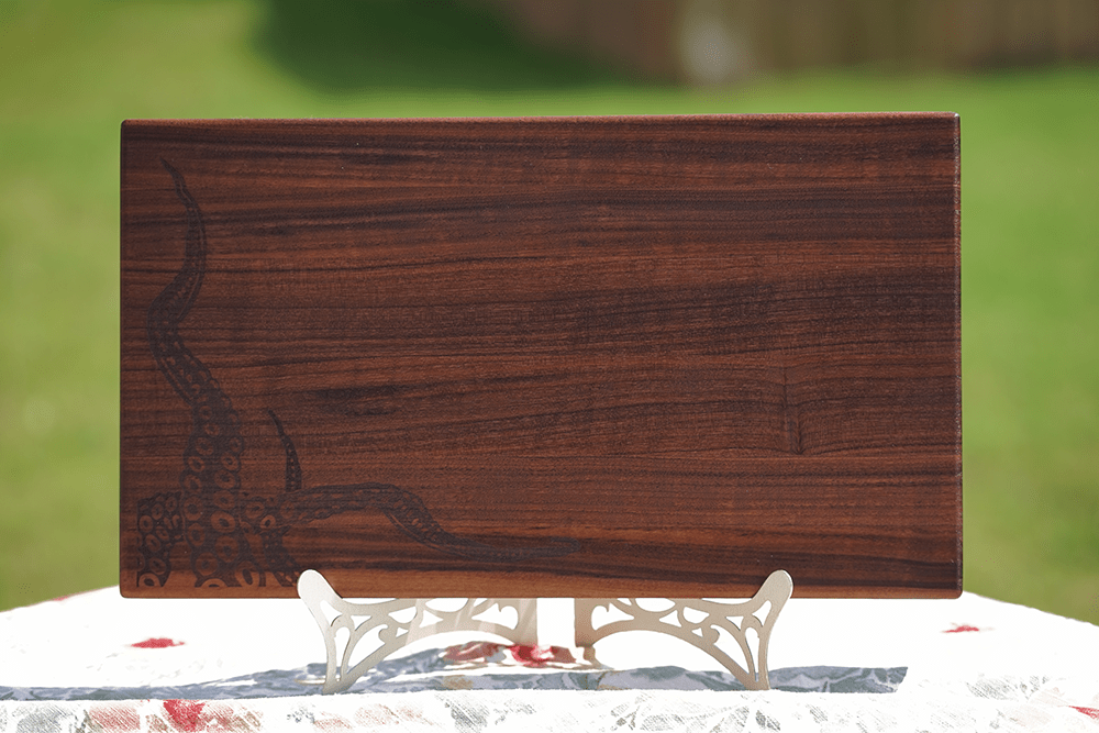 Walnut Edge Grain Cutting Board without juice groove