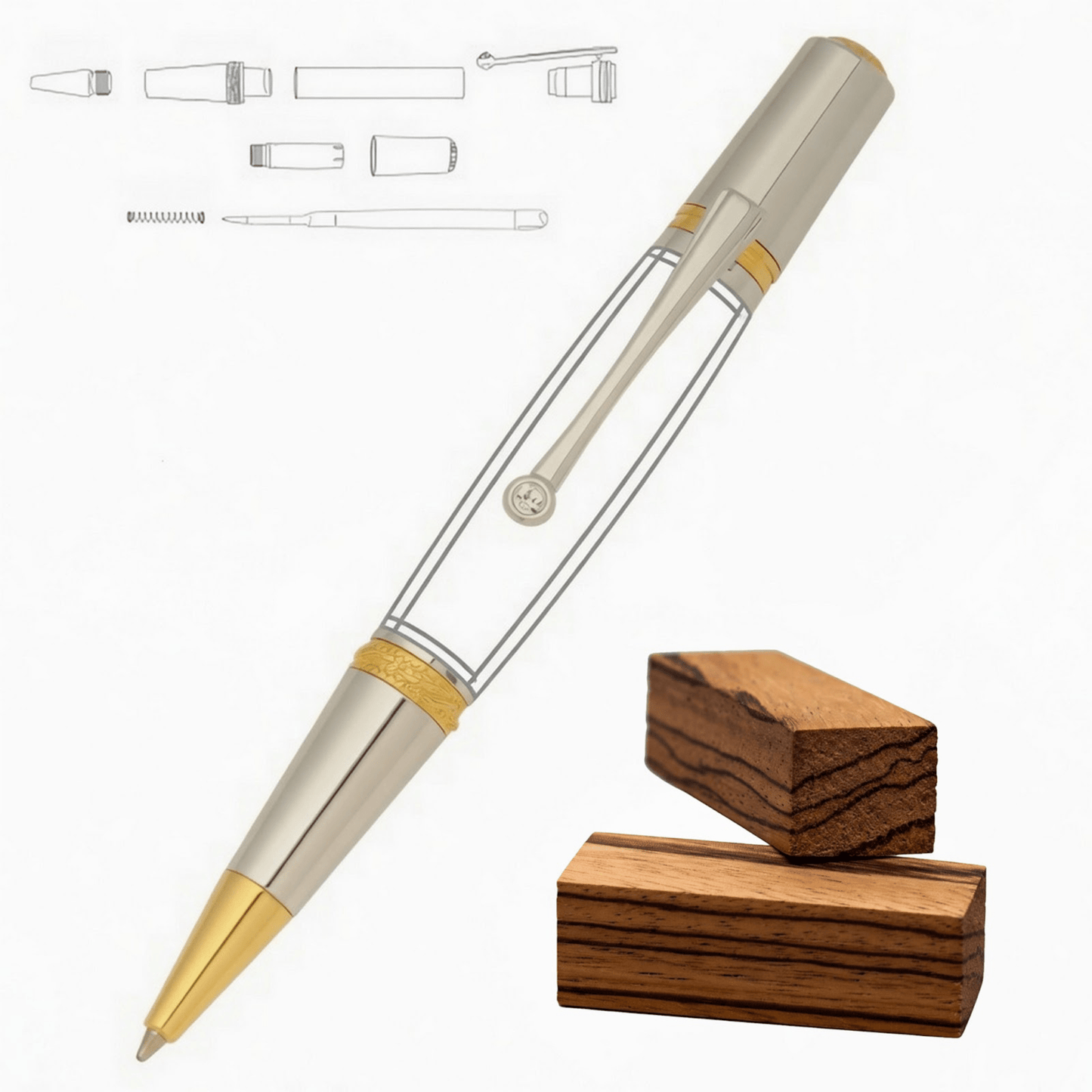 Majestic Squire Pen - White Oaks Woodworking