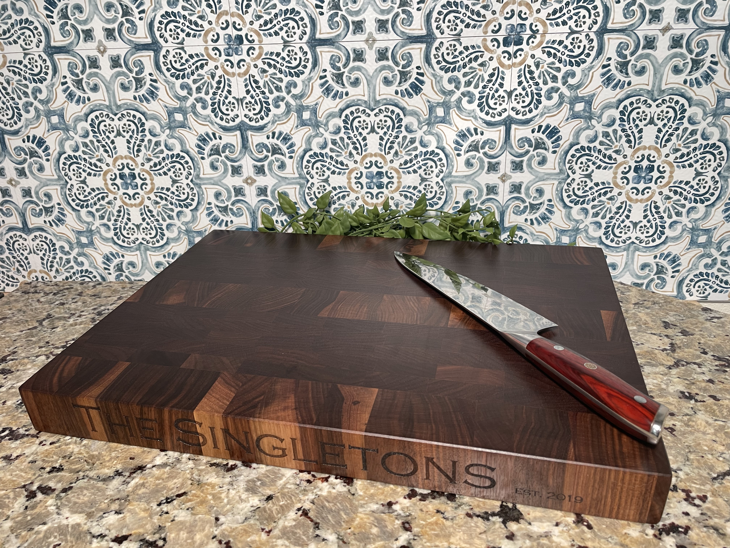 End Grain Cutting Board (Walnut)