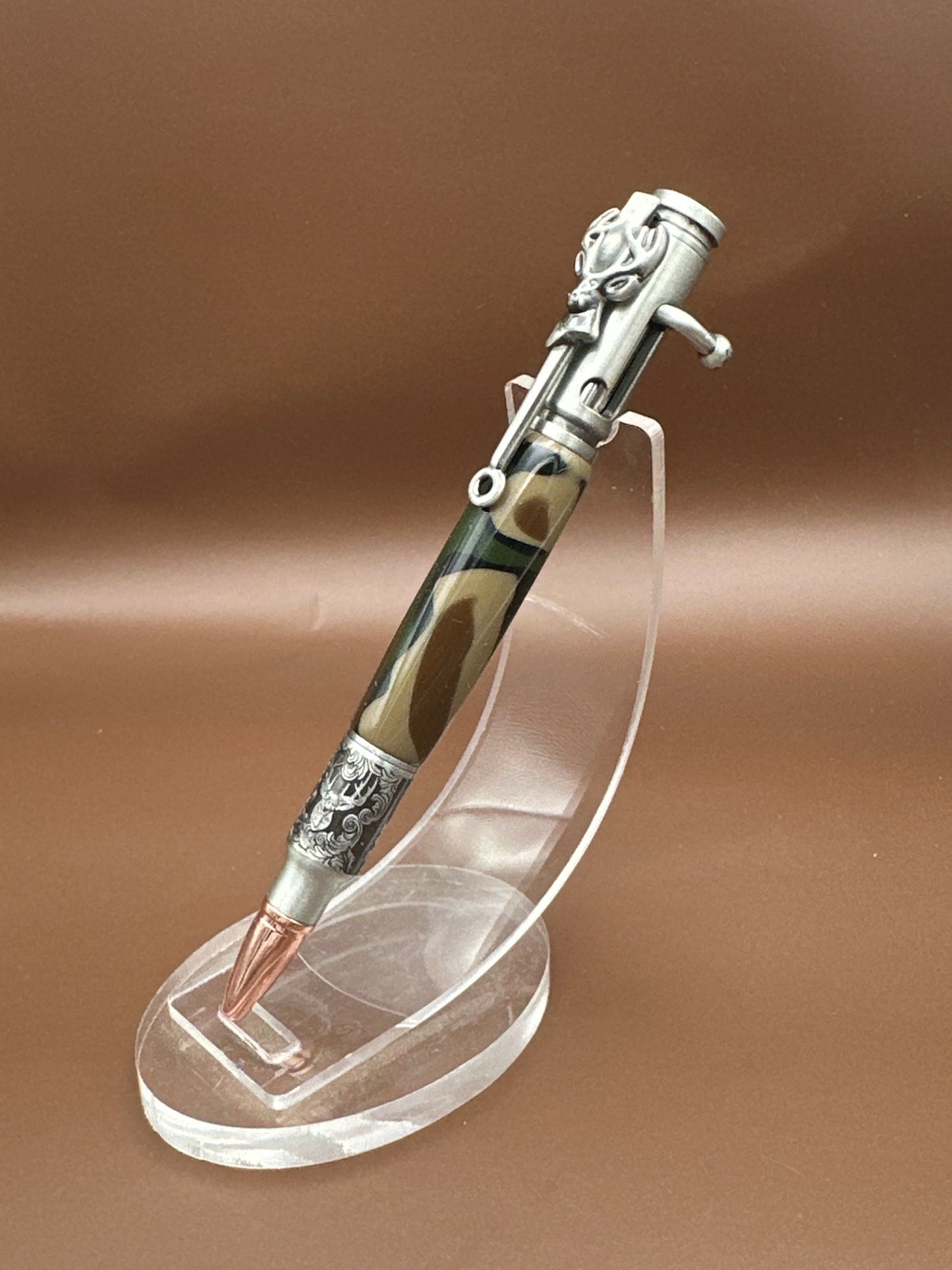 Pewter Deer Hunter Bolt action pen Camo 2