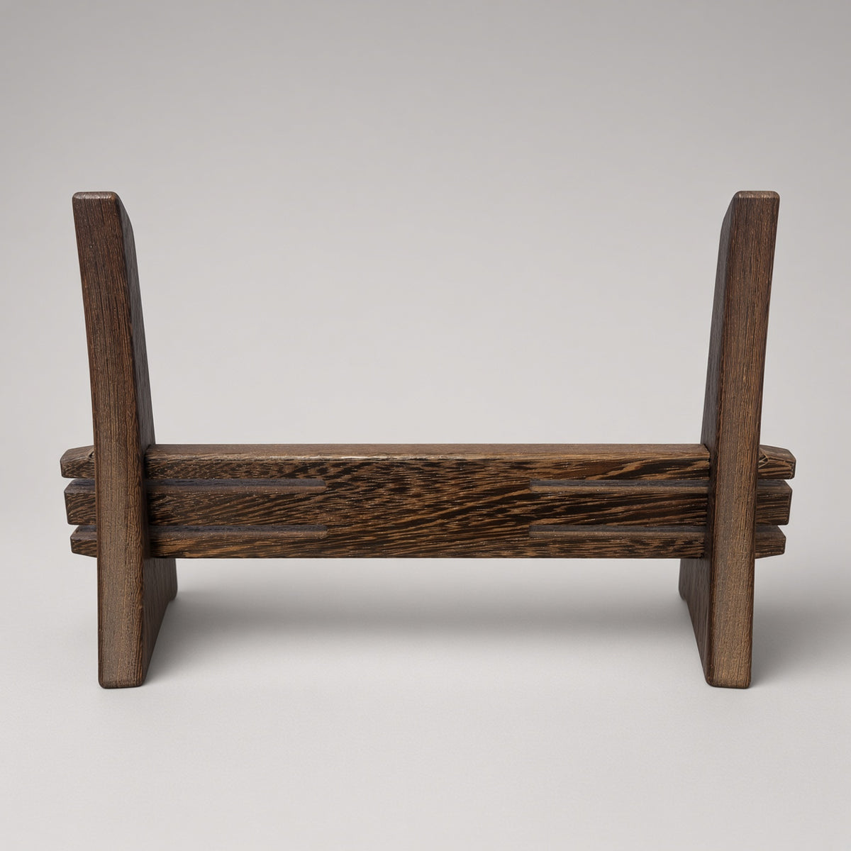 Handmade Cutting Board Display Stand — Solid Hardwood Holder for Boards & Butcher Blocks