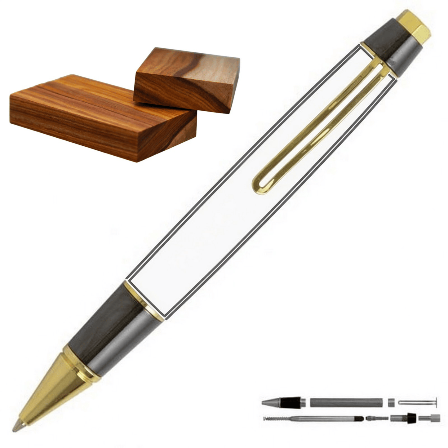 Big Ben EDC Click Pen - White Oaks Woodworking
