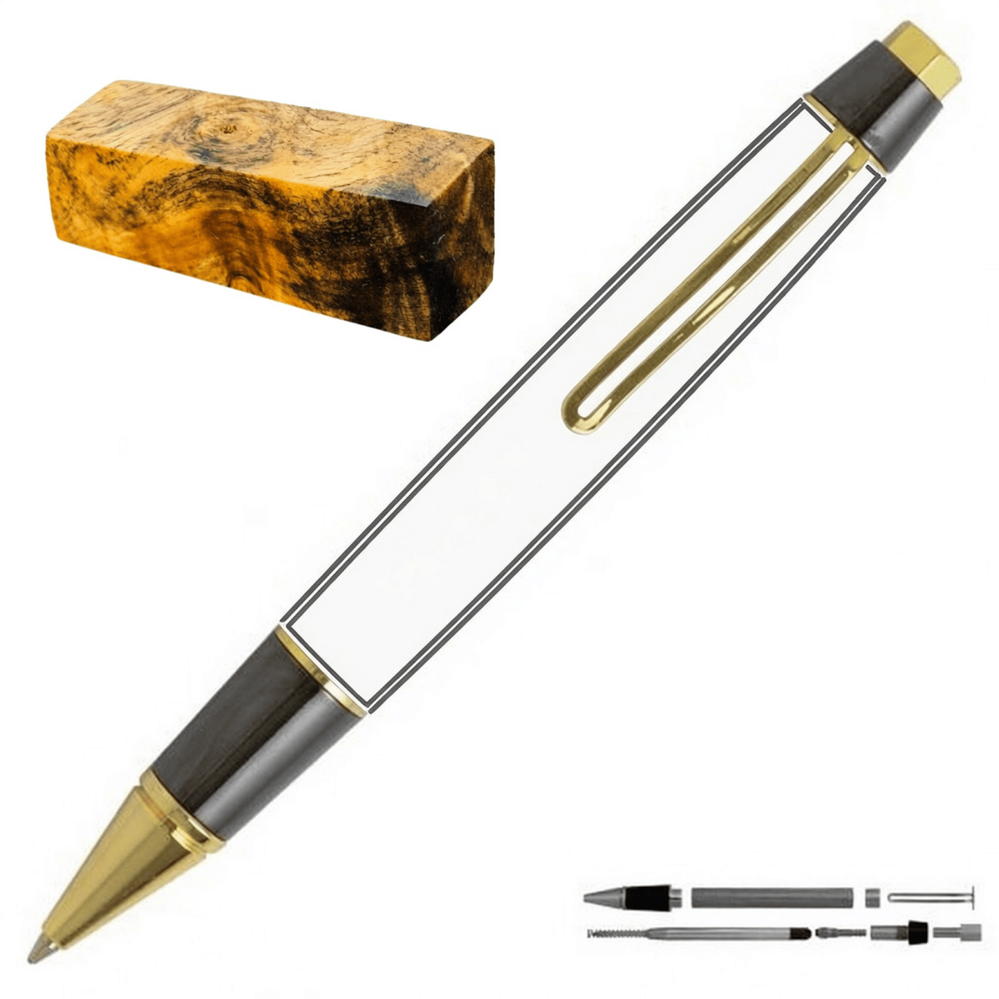 Big Ben EDC Click Pen - White Oaks Woodworking