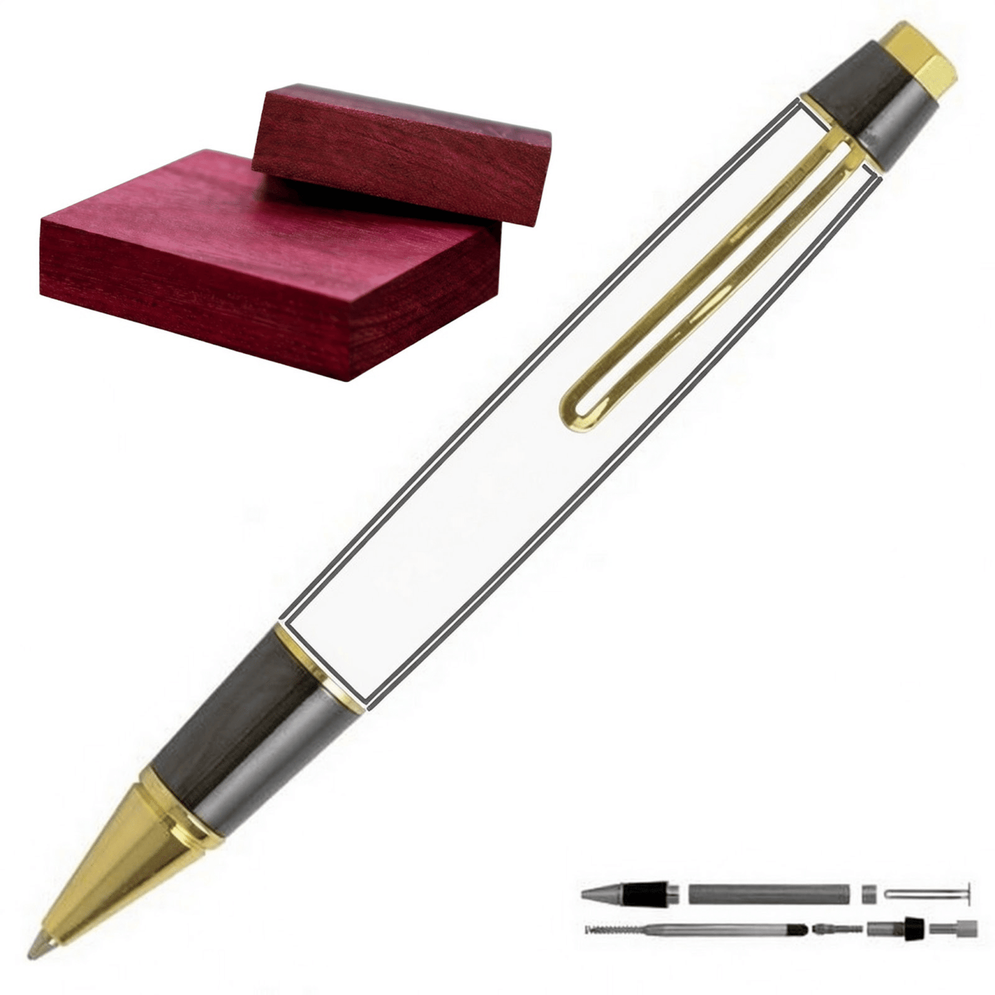 Big Ben EDC Click Pen - White Oaks Woodworking