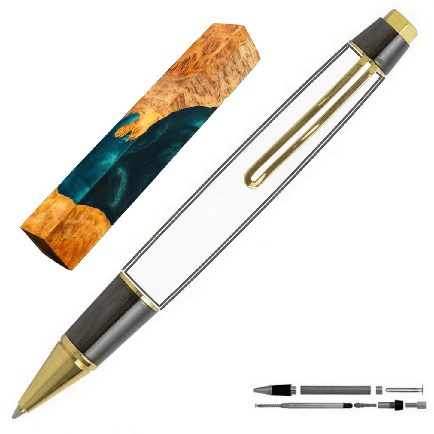 Big Ben EDC Click Pen - White Oaks Woodworking
