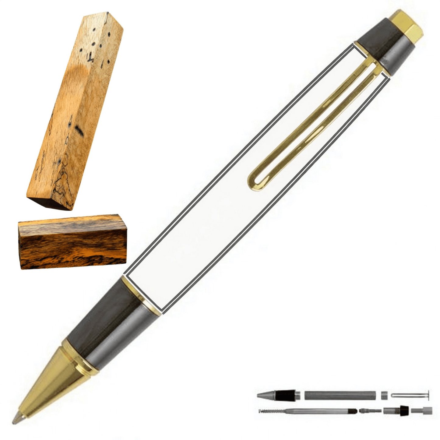 Big Ben EDC Click Pen - White Oaks Woodworking