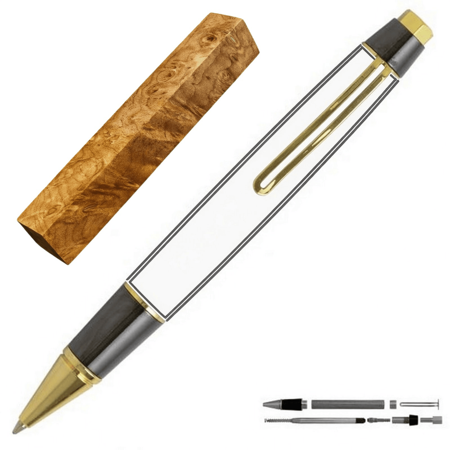 Big Ben EDC Click Pen - White Oaks Woodworking