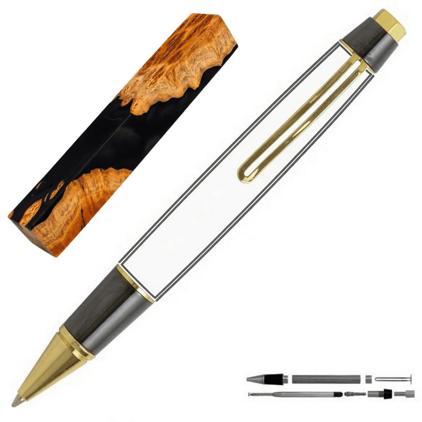 Big Ben EDC Click Pen - White Oaks Woodworking