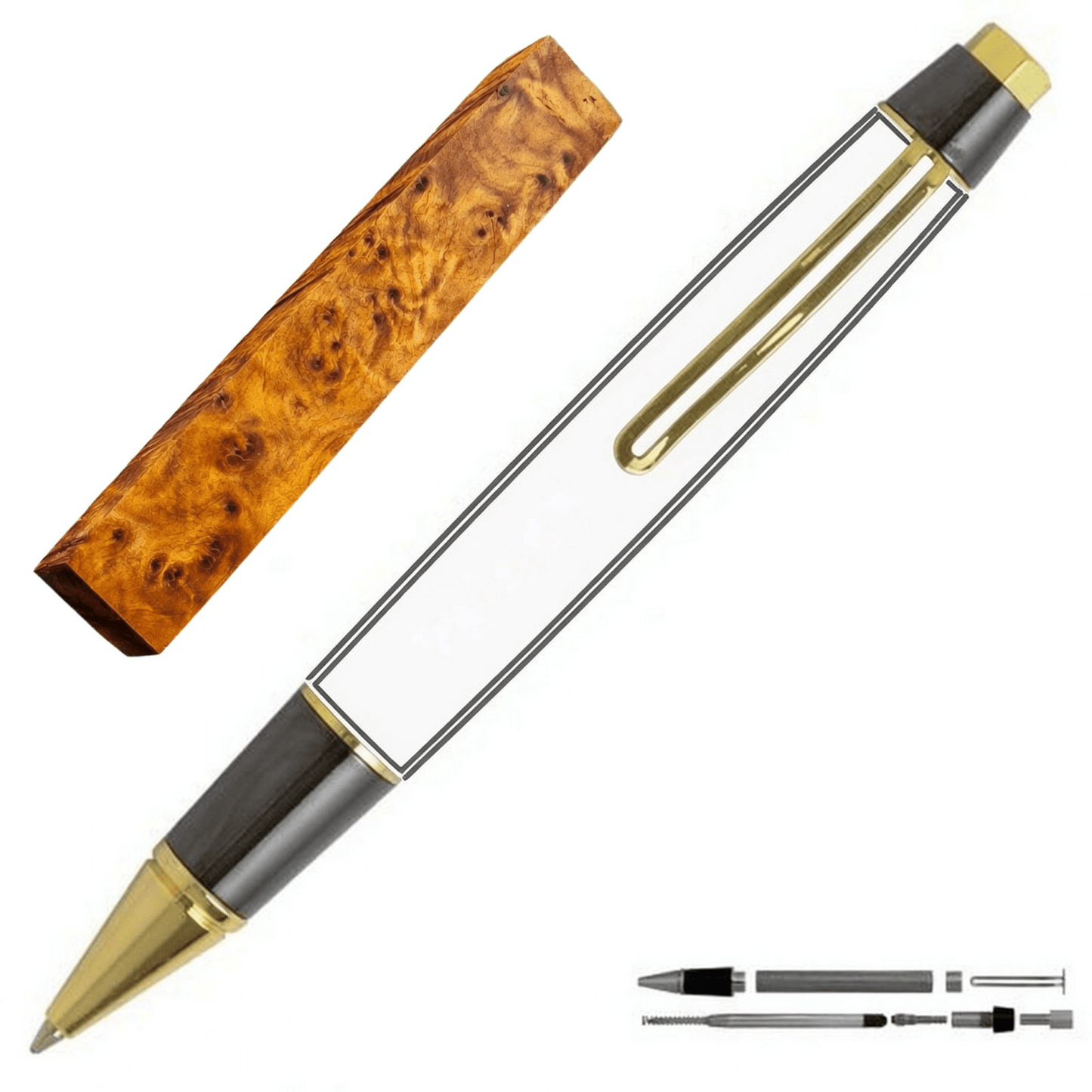 Big Ben EDC Click Pen - White Oaks Woodworking