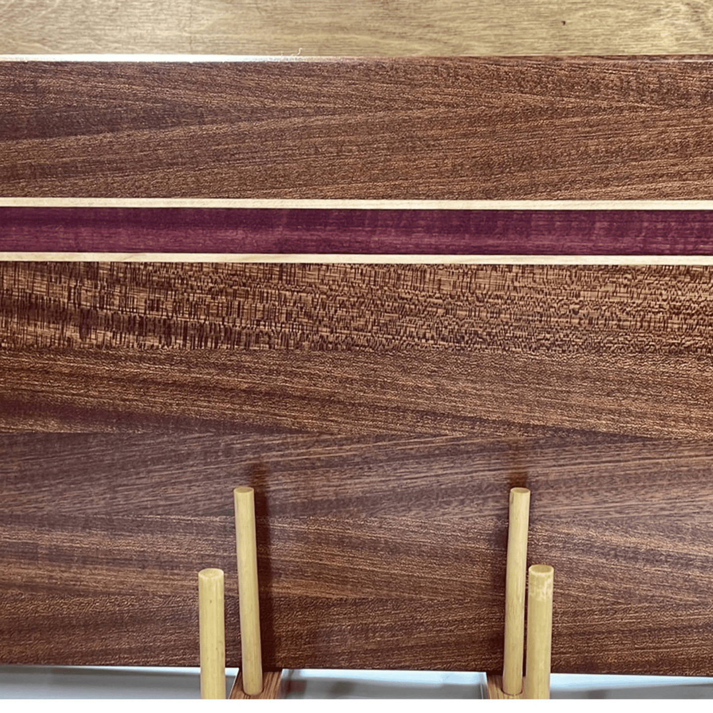 Edge Grain Cutting Board (Sapele) - White Oaks Woodworking