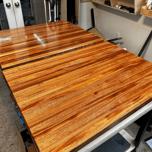 Edge Grain Cutting Board (Sapele) - White Oaks Woodworking