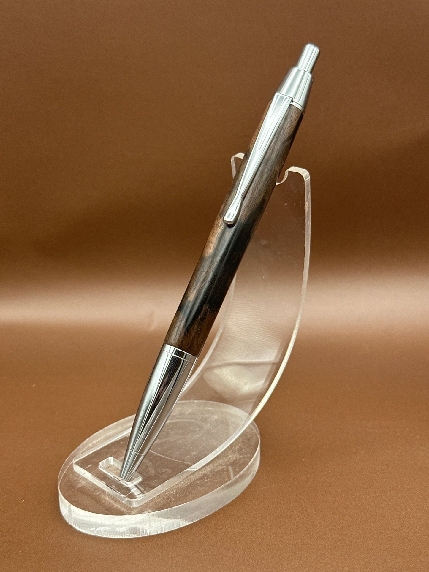 Gaboon Ebony click pen - White Oaks Woodworking