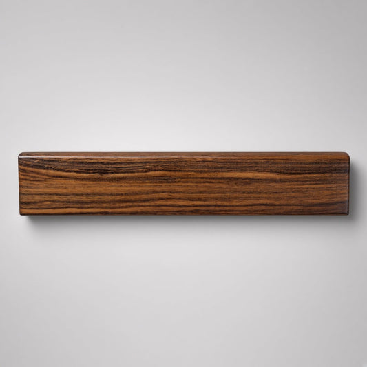 Handcrafted Magnetic Knife Rack Patagonia Live Edge Rosewood #1 - White Oaks Woodworking
