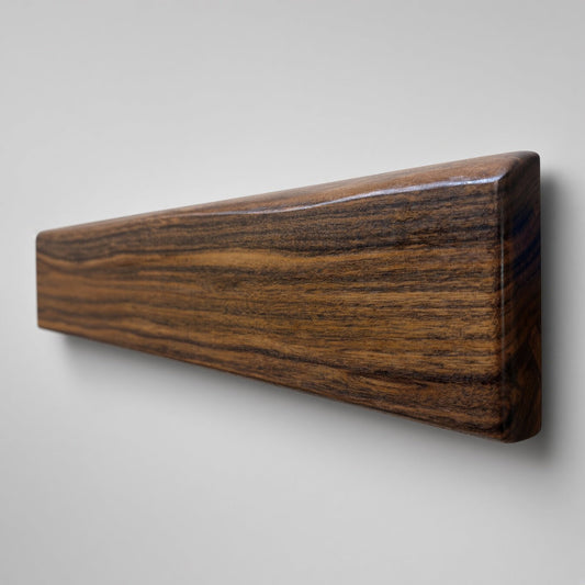 Handcrafted Magnetic Knife Rack Patagonia Live Edge Rosewood #1 - White Oaks Woodworking