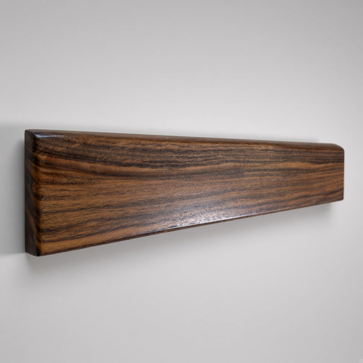 Handcrafted Magnetic Knife Rack Patagonia Live Edge Rosewood #1 - White Oaks Woodworking