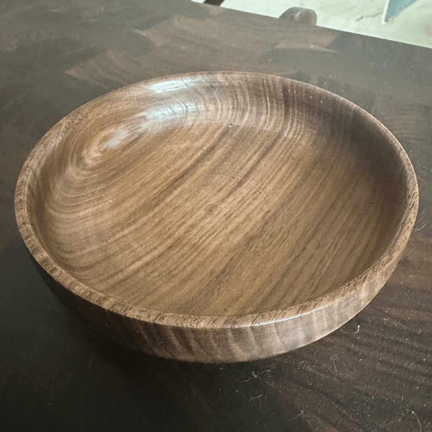 Handcrafted Walnut Wood Bowl - White Oaks Woodworking