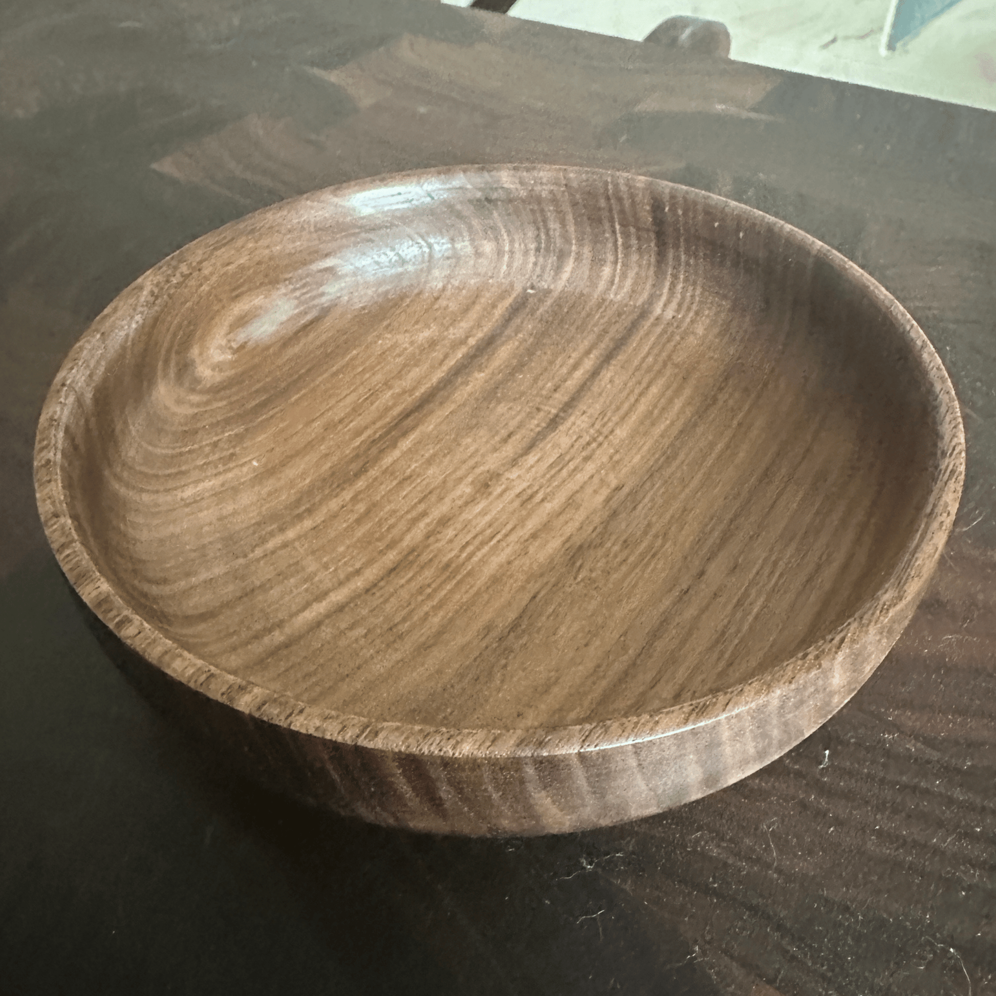 Handcrafted Walnut Wood Bowl - White Oaks Woodworking