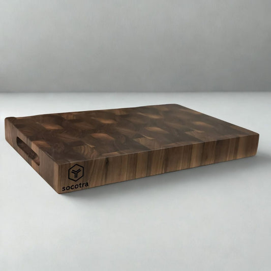 Handmade 2" Walnut Butcher Block - Crafted for Cooking & BBQ - White Oaks Woodworking