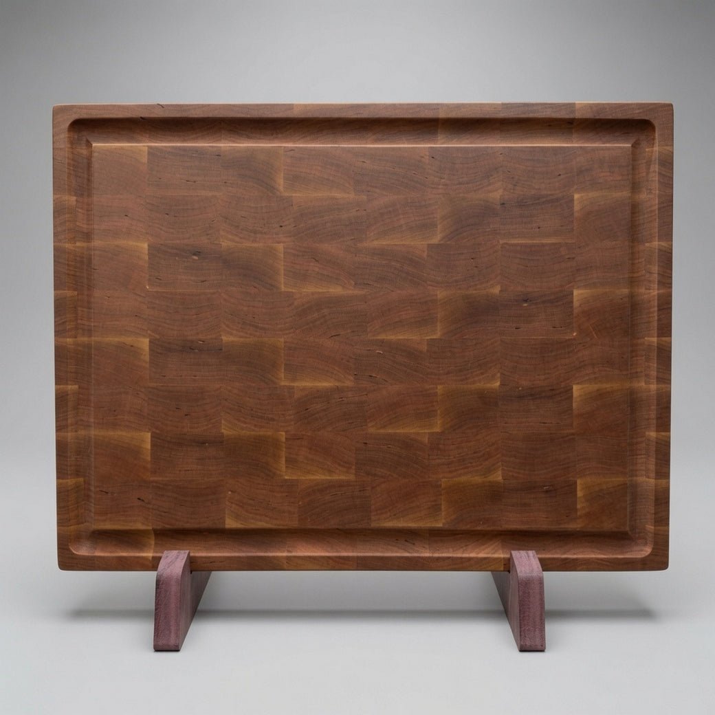 Handmade - Cherry Wood - 2x16x20.75 - All Purpose - End Grain Cutting Board - White Oaks Woodworking