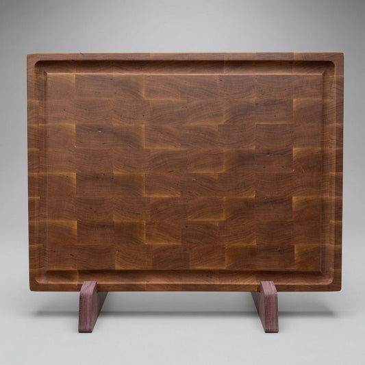 Handmade - Cherry Wood - 2x16x20.75 - All Purpose - End Grain Cutting Board - White Oaks Woodworking