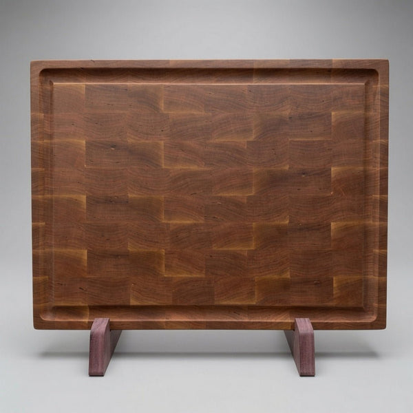 Cherry End Grain Cutting Board, 2" × 16" × 20¾" — Ready to Ship