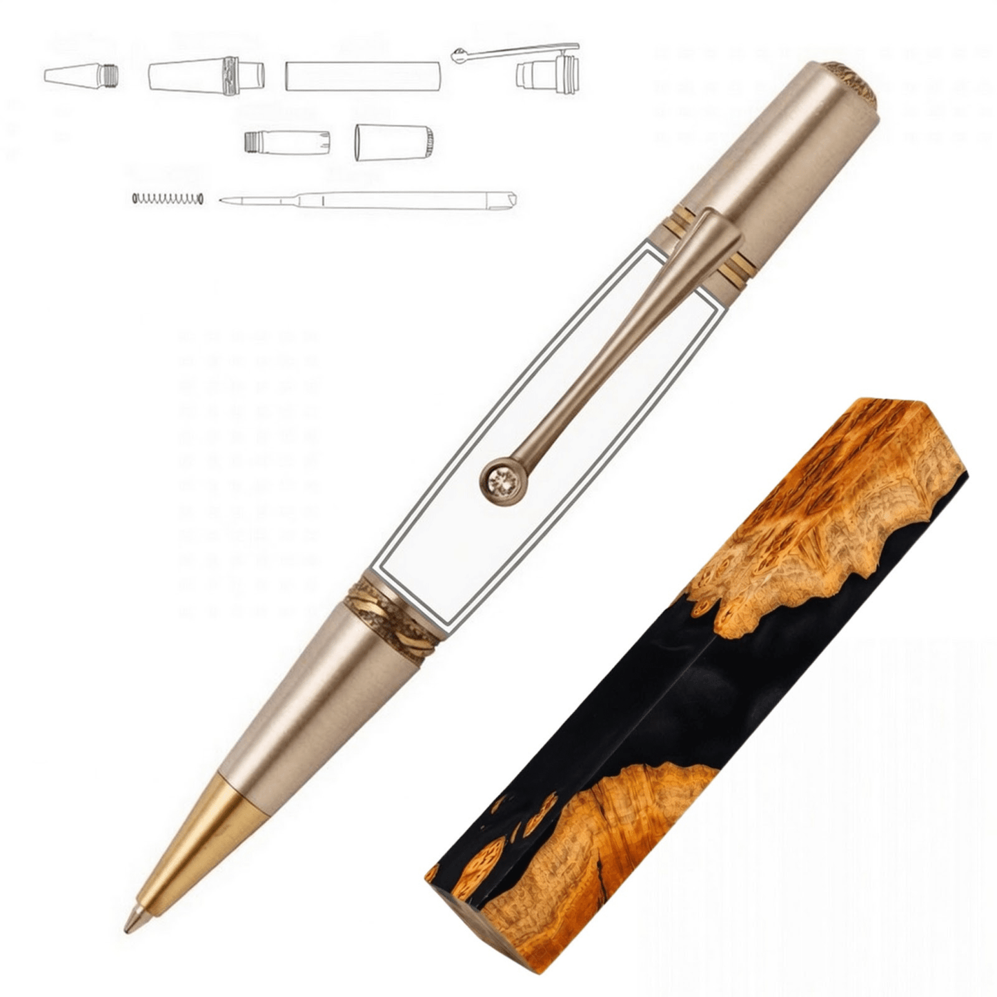 Majestic Squire Pen - White Oaks Woodworking