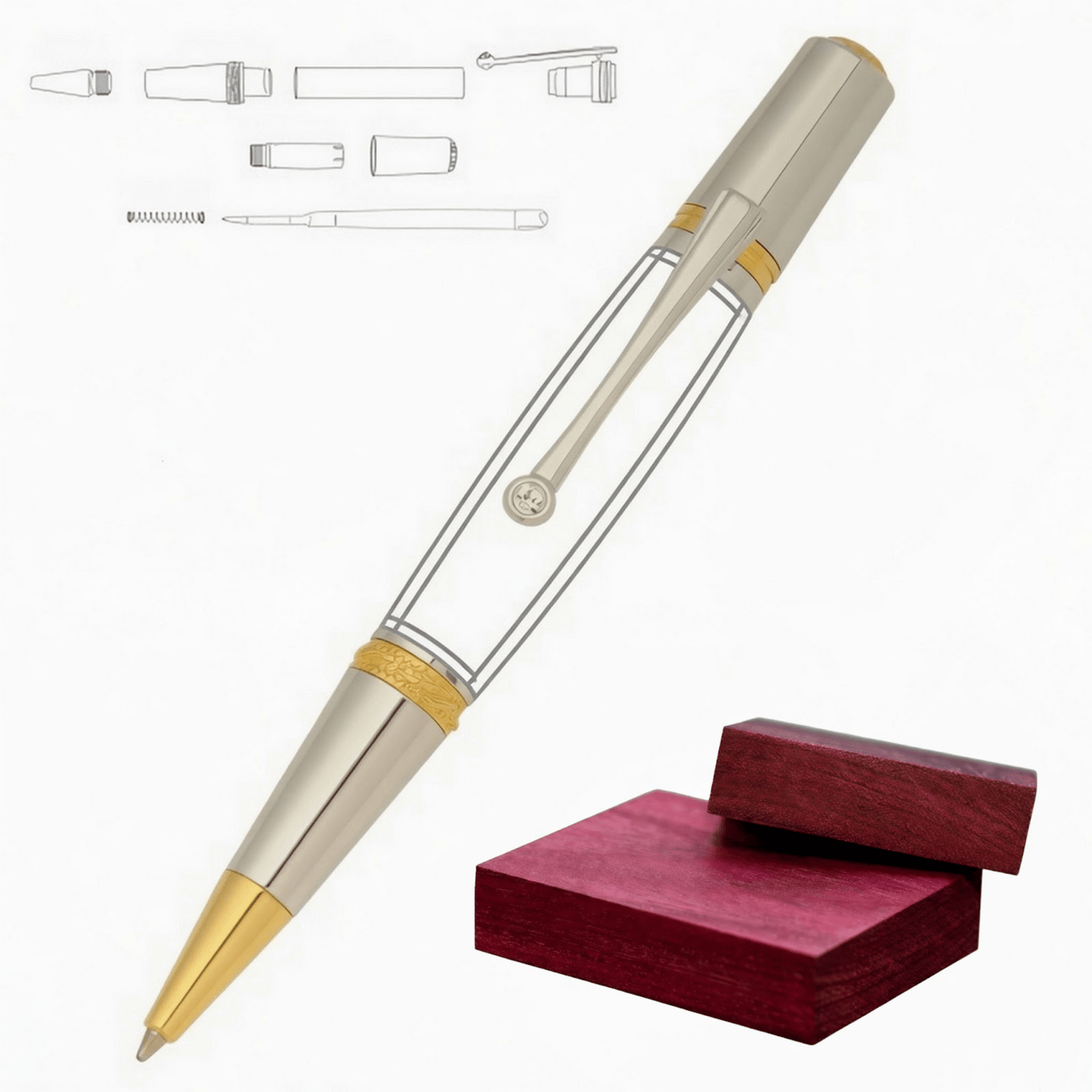 Majestic Squire Pen - White Oaks Woodworking