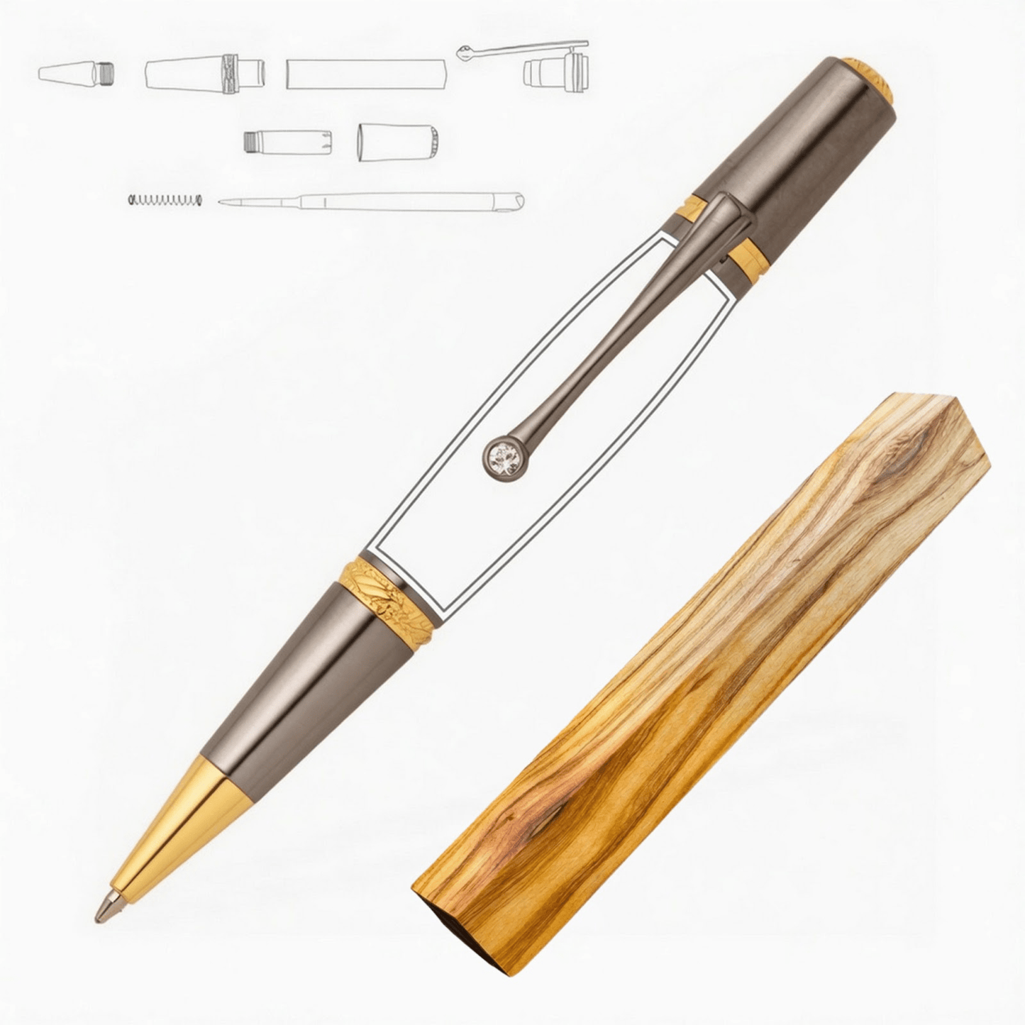 Majestic Squire Pen - White Oaks Woodworking