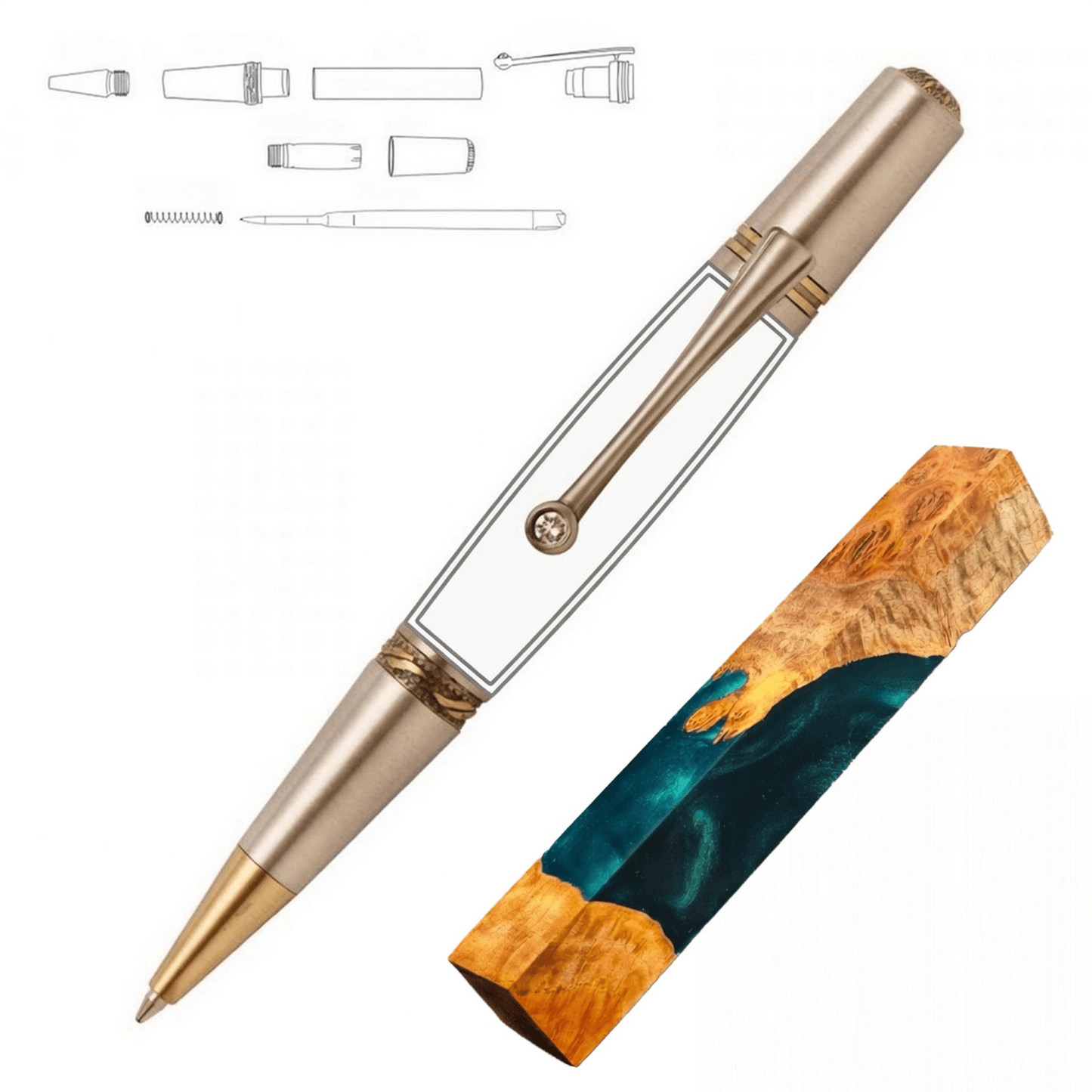 Majestic Squire Pen - White Oaks Woodworking