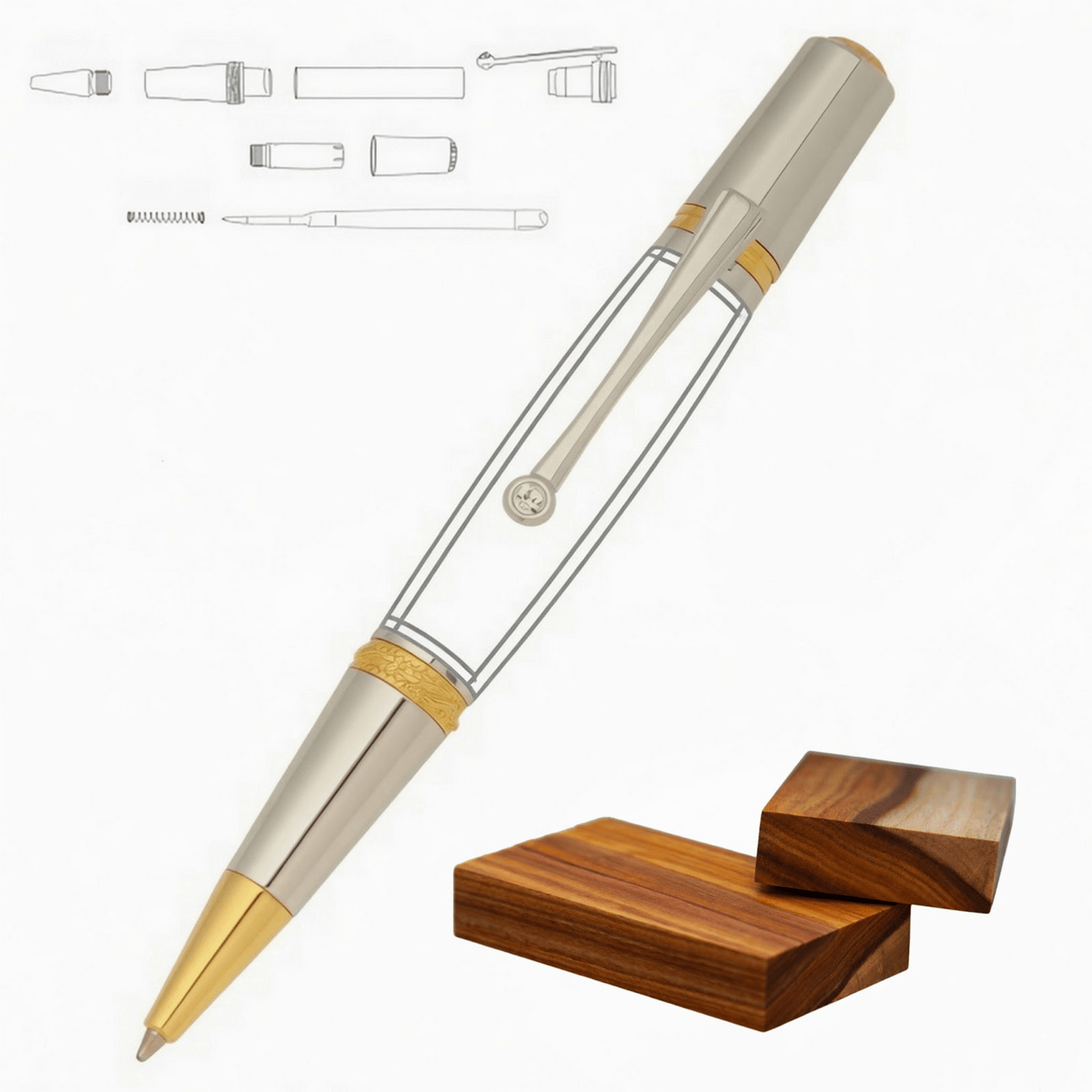 Majestic Squire Pen - White Oaks Woodworking
