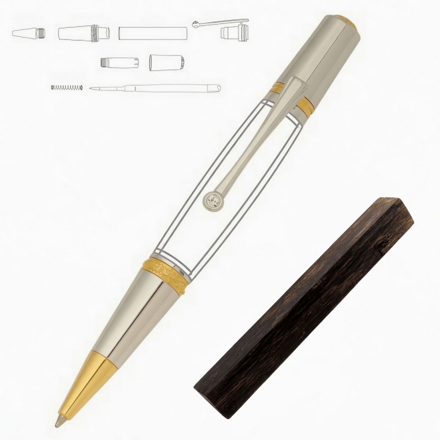 Majestic Squire Pen - White Oaks Woodworking