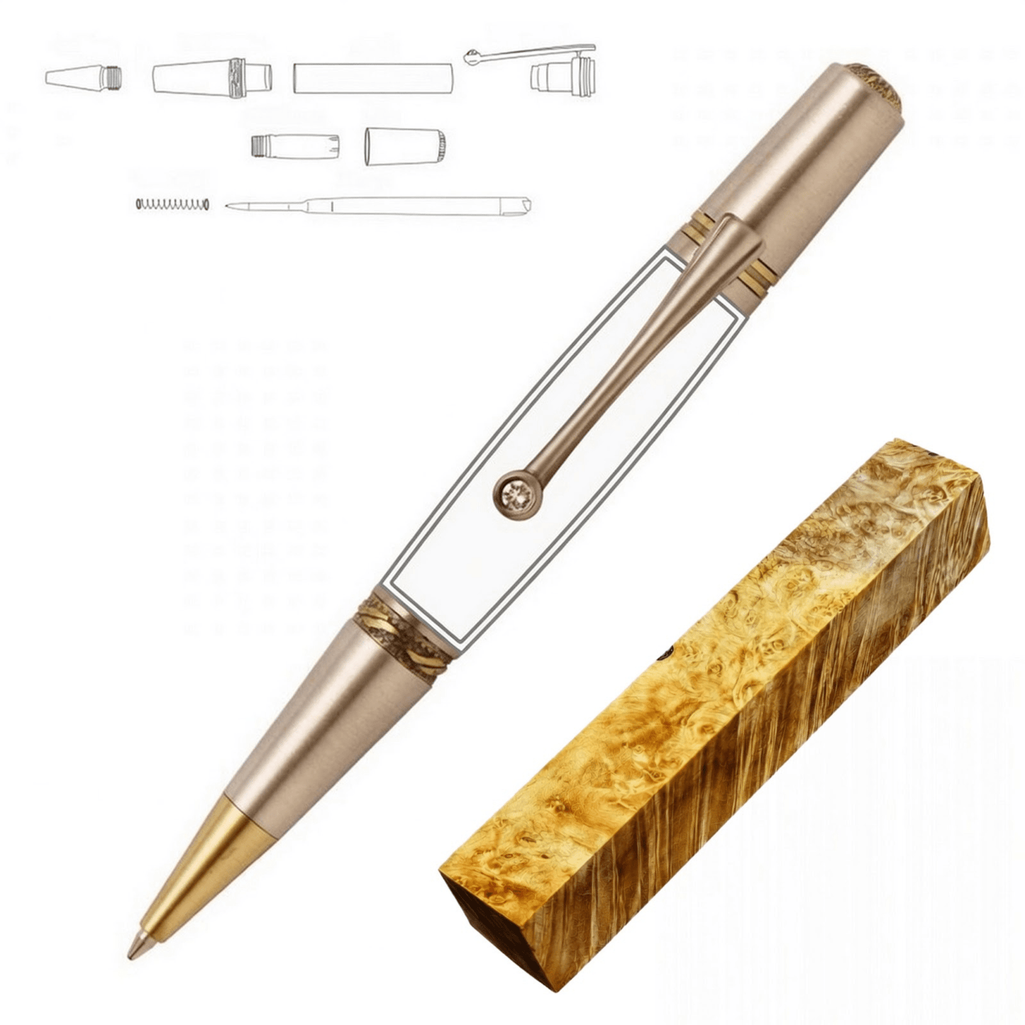 Majestic Squire Pen - White Oaks Woodworking