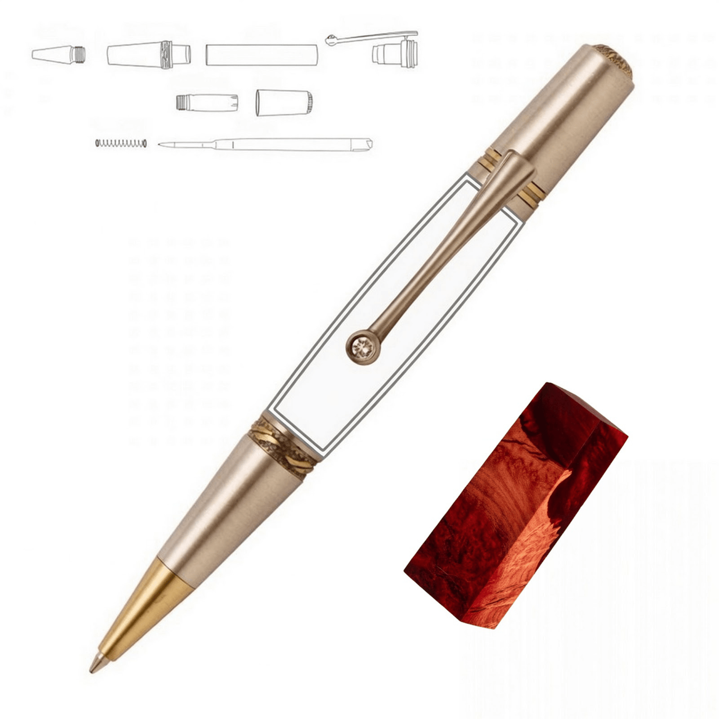 Majestic Squire Pen - White Oaks Woodworking