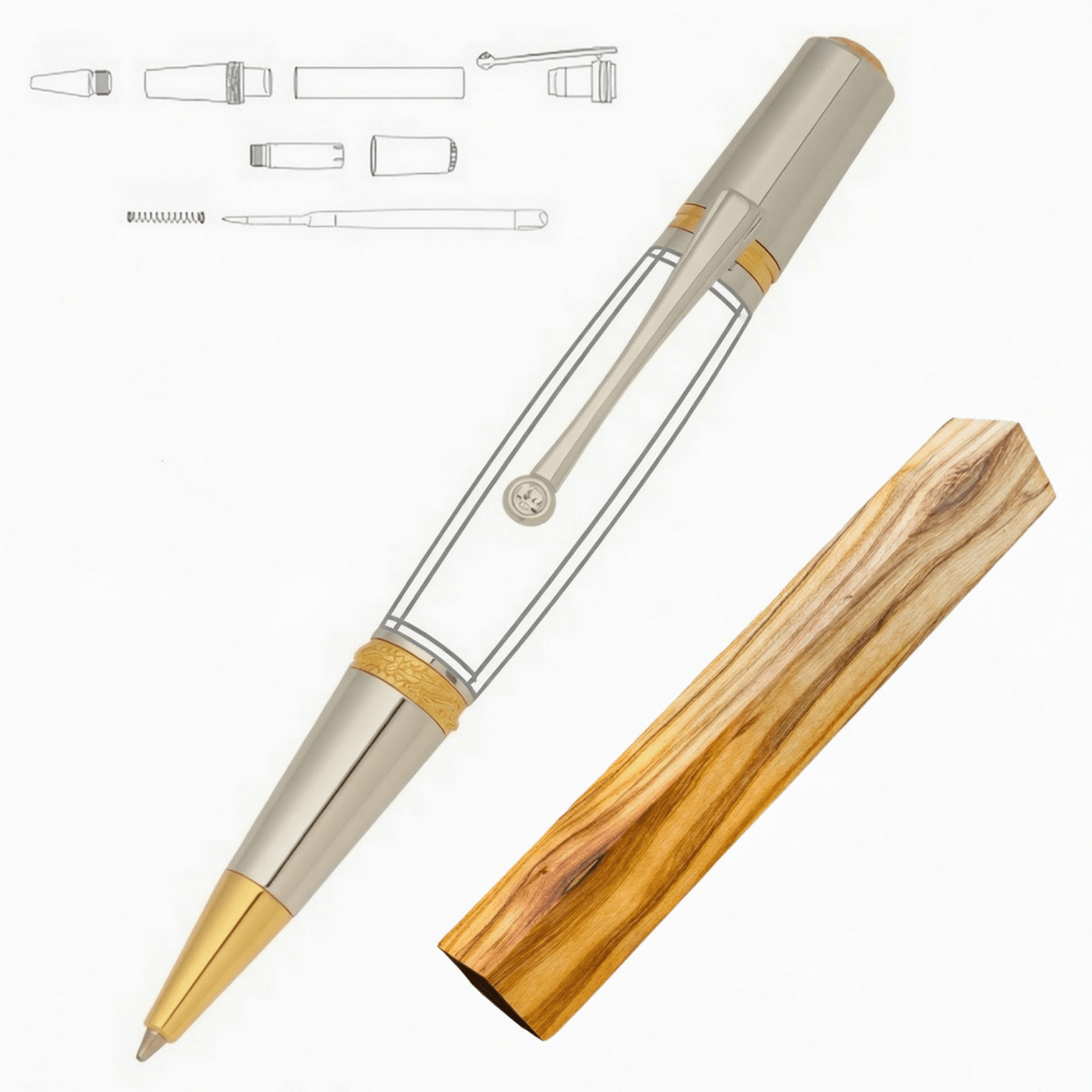 Majestic Squire Pen - White Oaks Woodworking