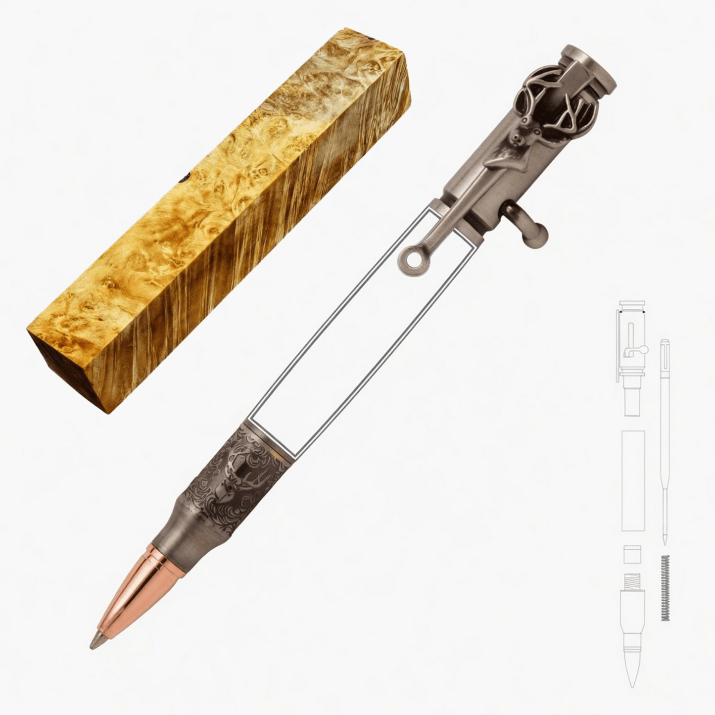 Majestic Squire Pen - White Oaks Woodworking