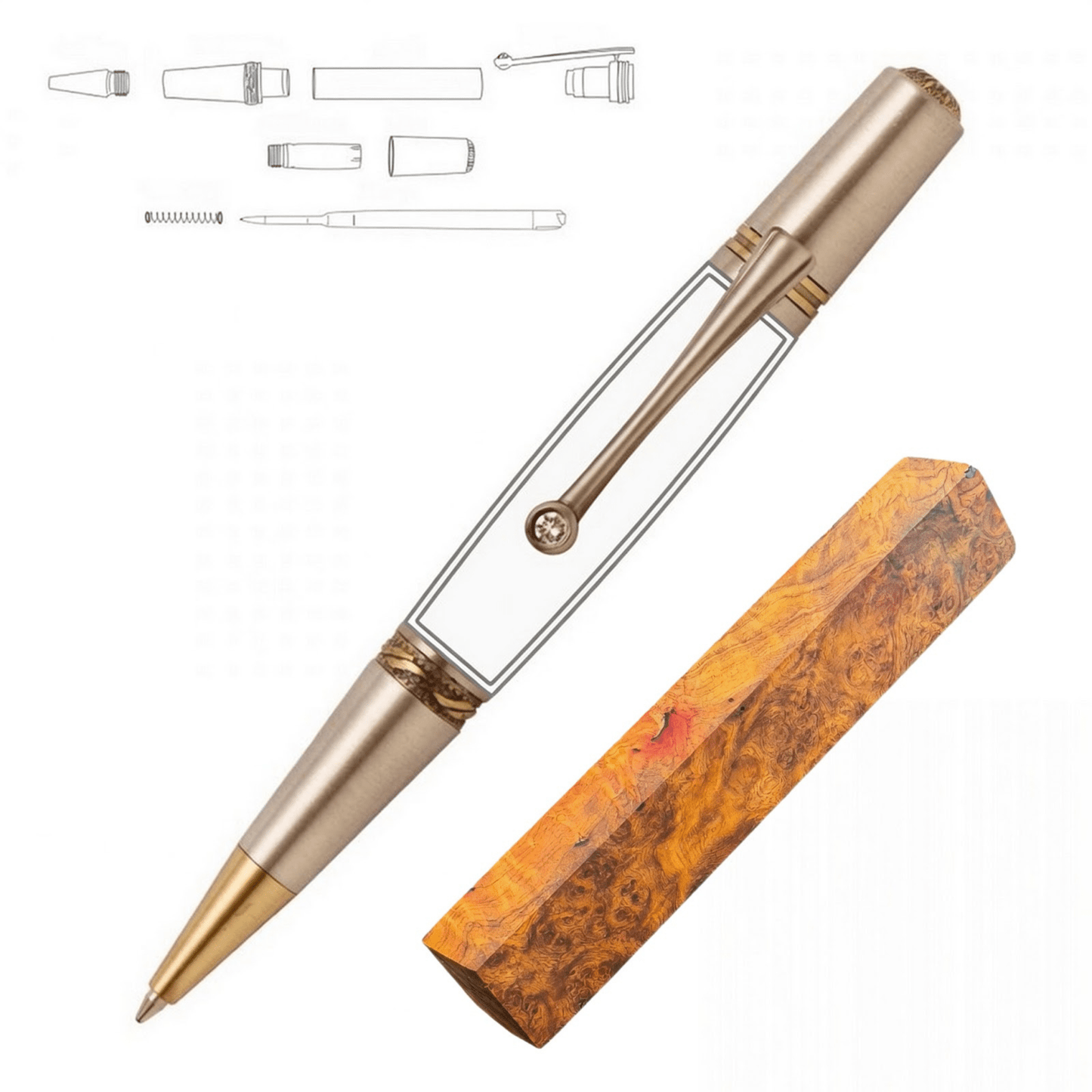 Majestic Squire Pen - White Oaks Woodworking