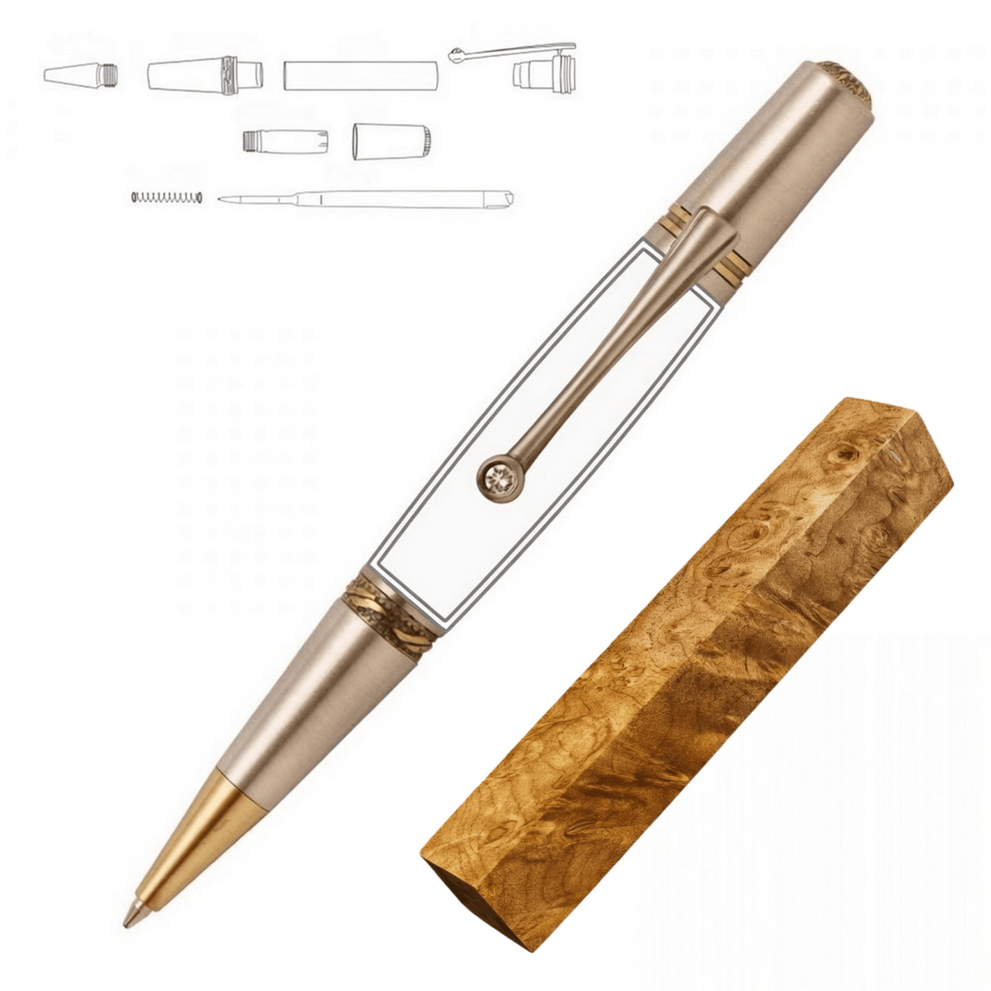 Majestic Squire Pen - White Oaks Woodworking