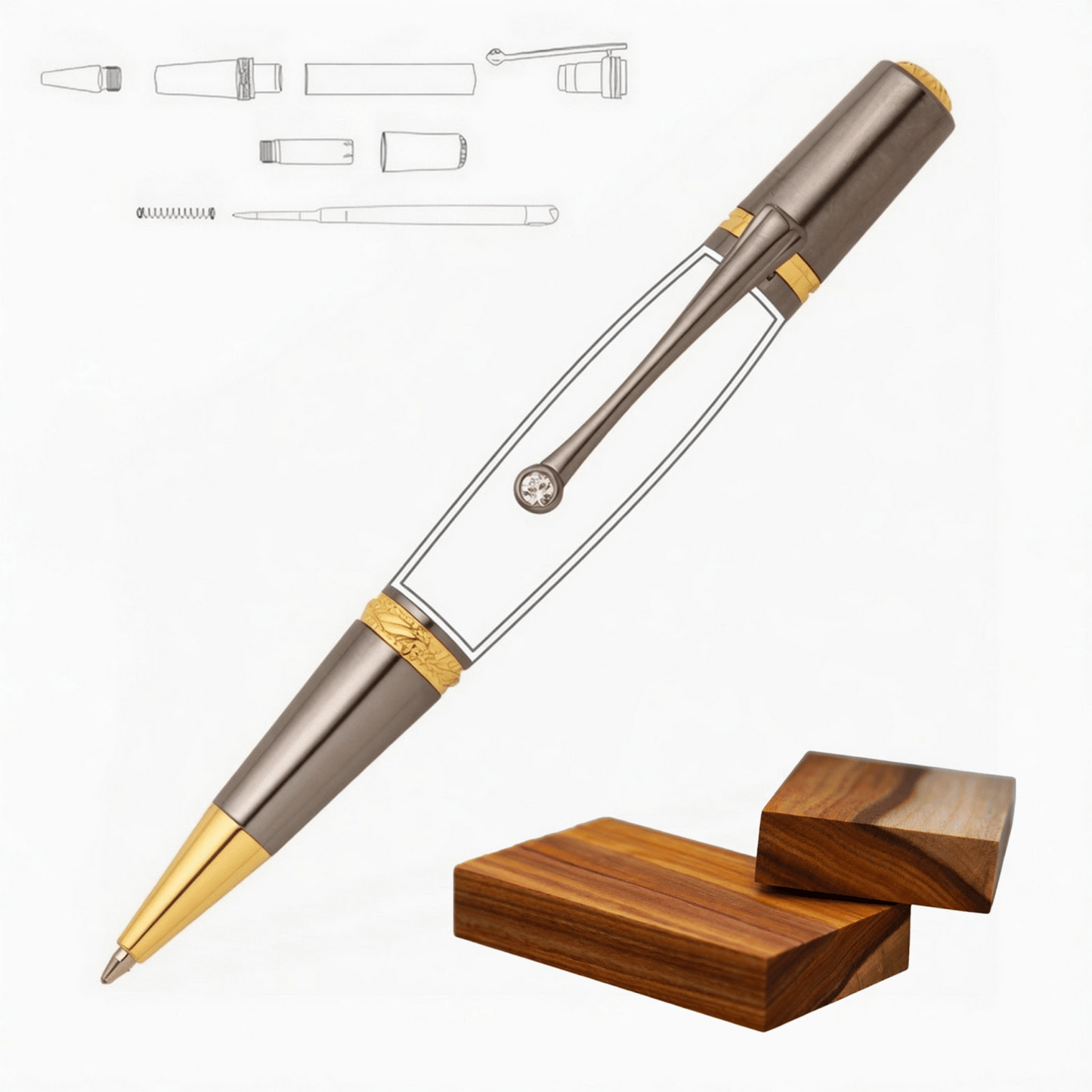 Majestic Squire Pen - White Oaks Woodworking