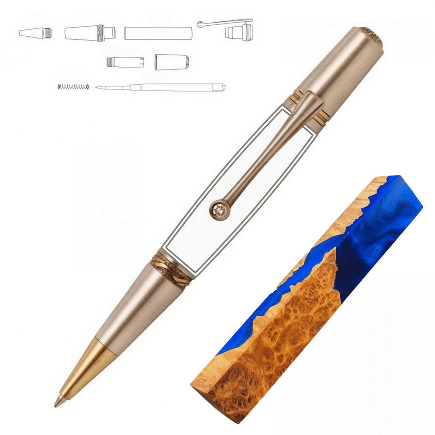 Majestic Squire Pen - White Oaks Woodworking