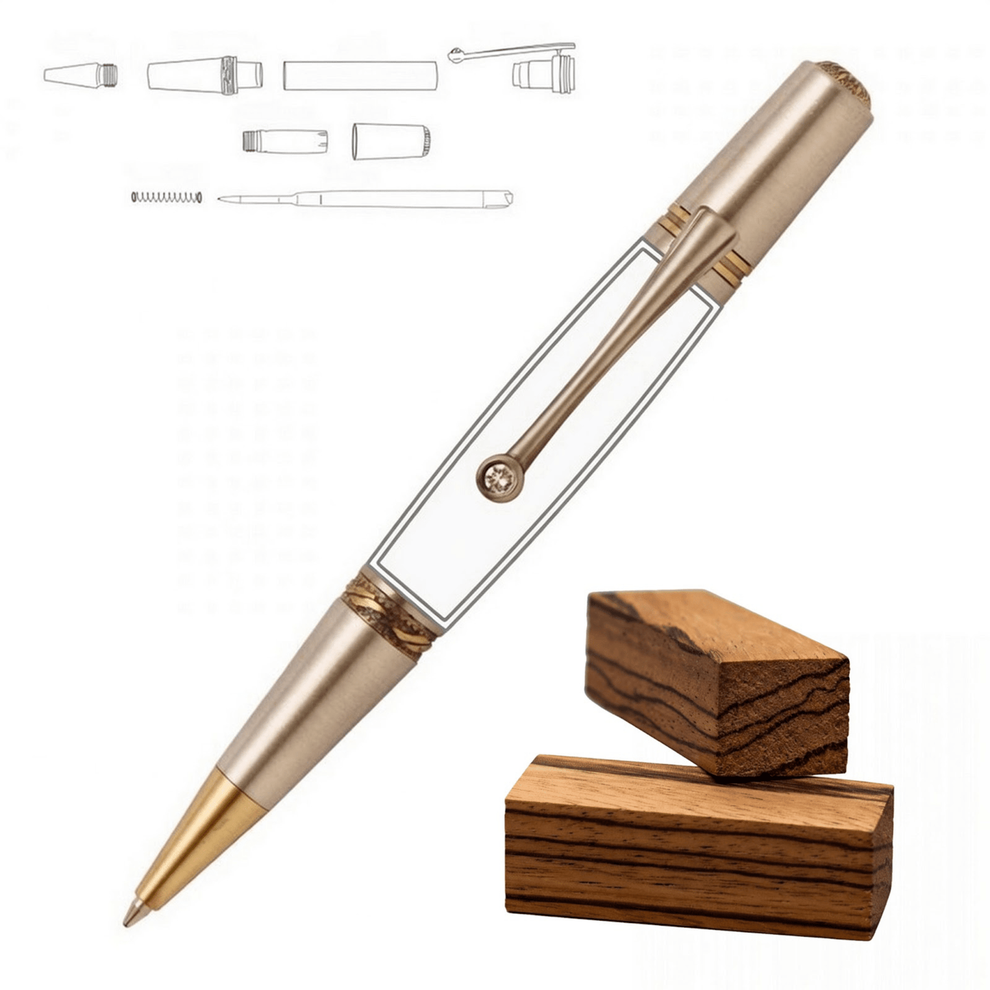Majestic Squire Pen - White Oaks Woodworking