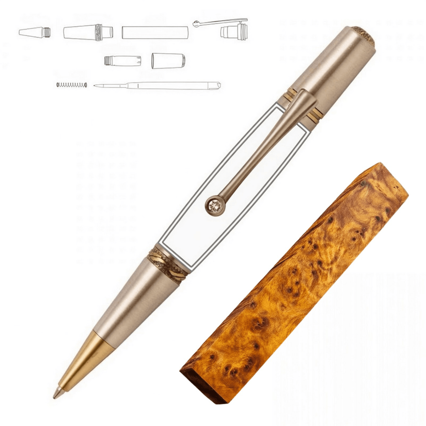 Majestic Squire Pen - White Oaks Woodworking
