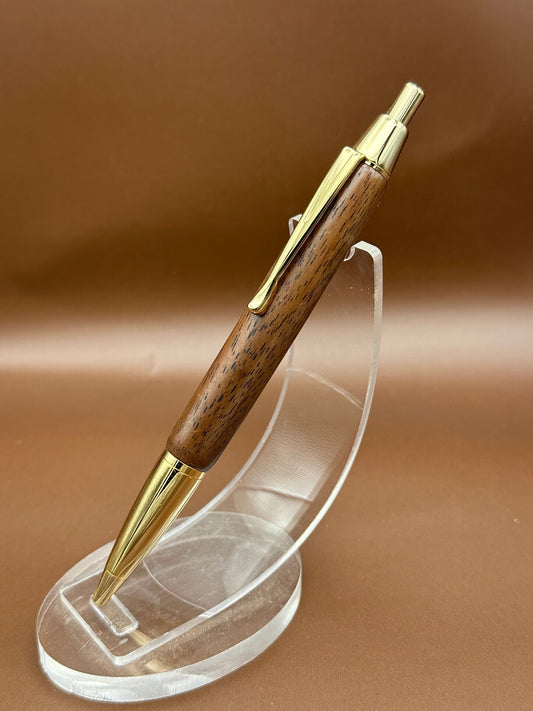 Peruvian Walnut click pen - White Oaks Woodworking
