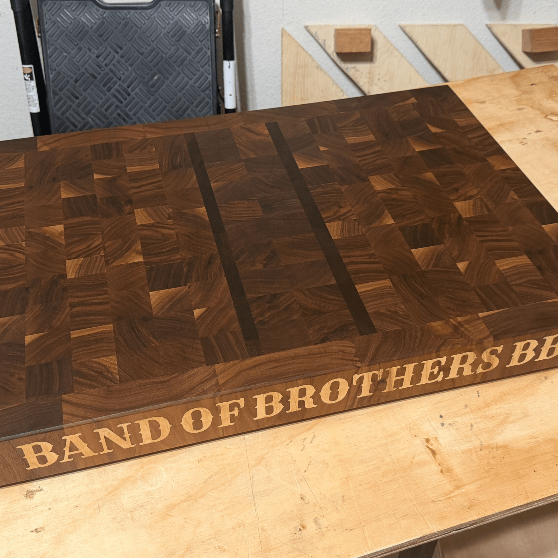 Walnut Butcher Block - White Oaks Woodworking