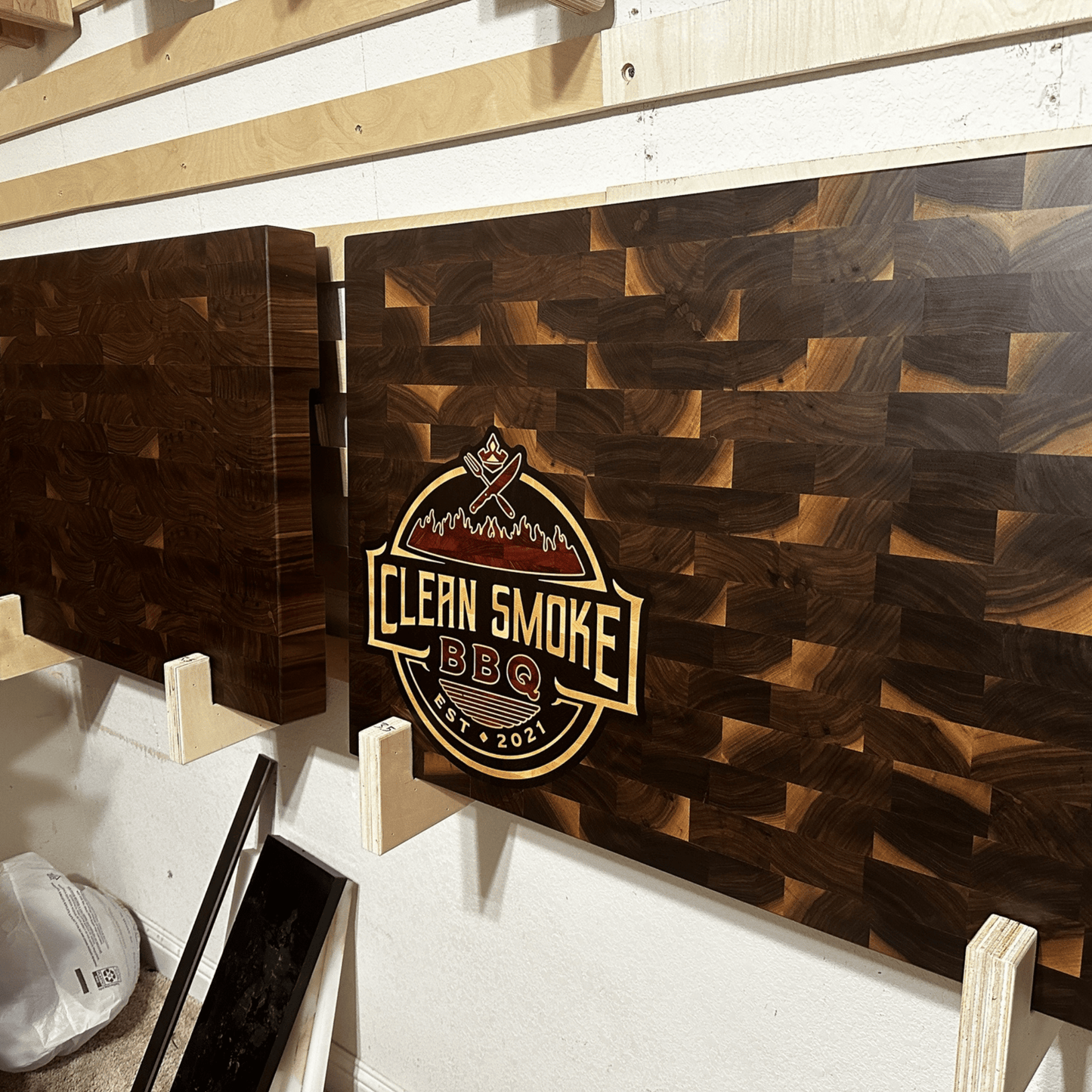 Walnut Butcher Block - White Oaks Woodworking
