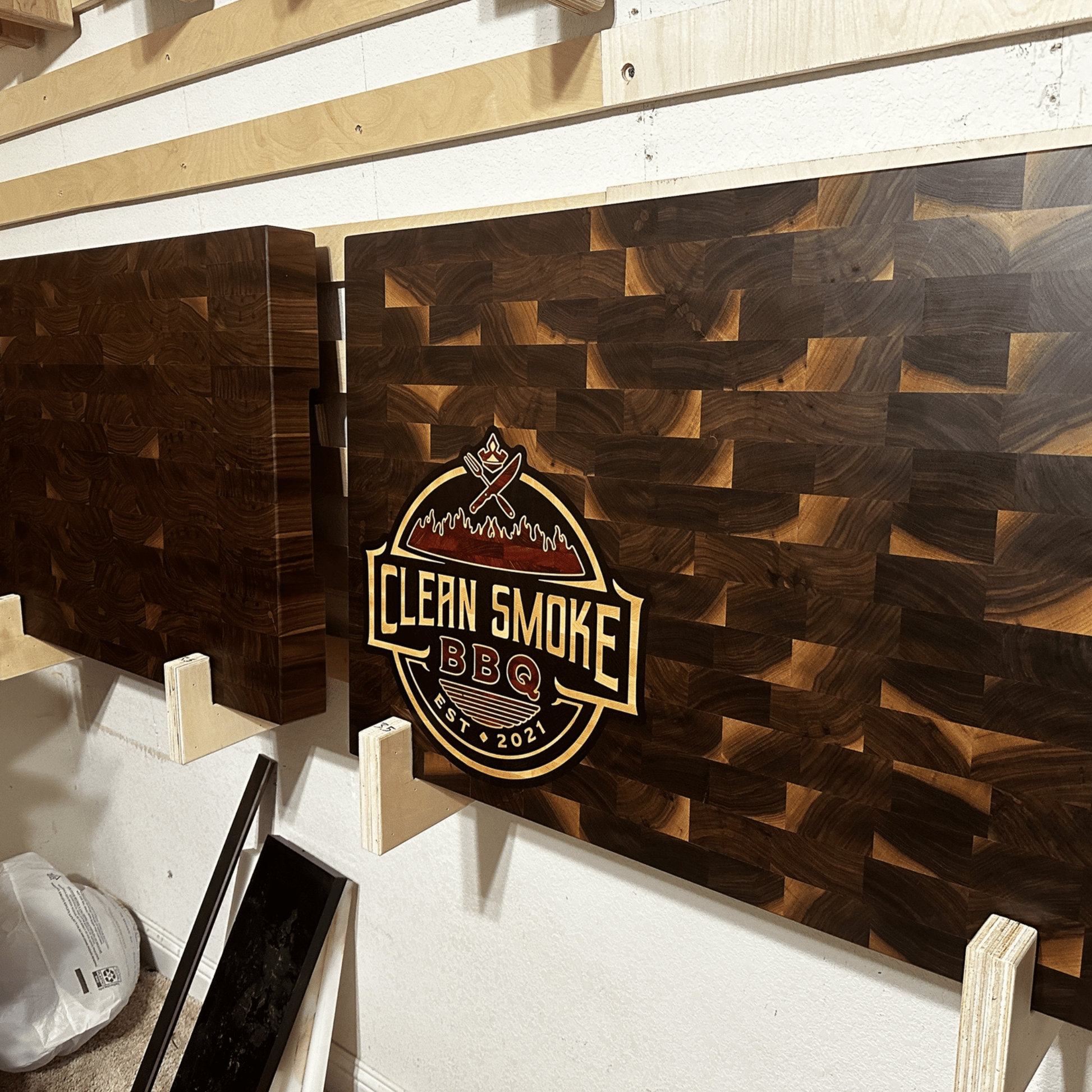 Walnut Butcher Block - White Oaks Woodworking
