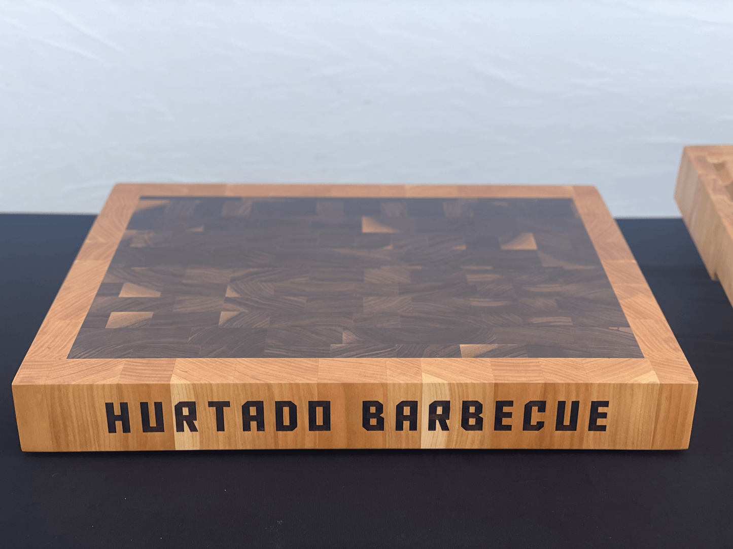End Grain Cutting Board (Walnut) - White Oaks Woodworking